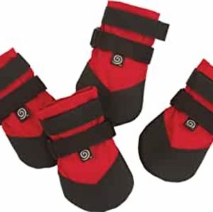 SOLD: Ultra Paws Durable Boots Shows Paw Protectors - RED